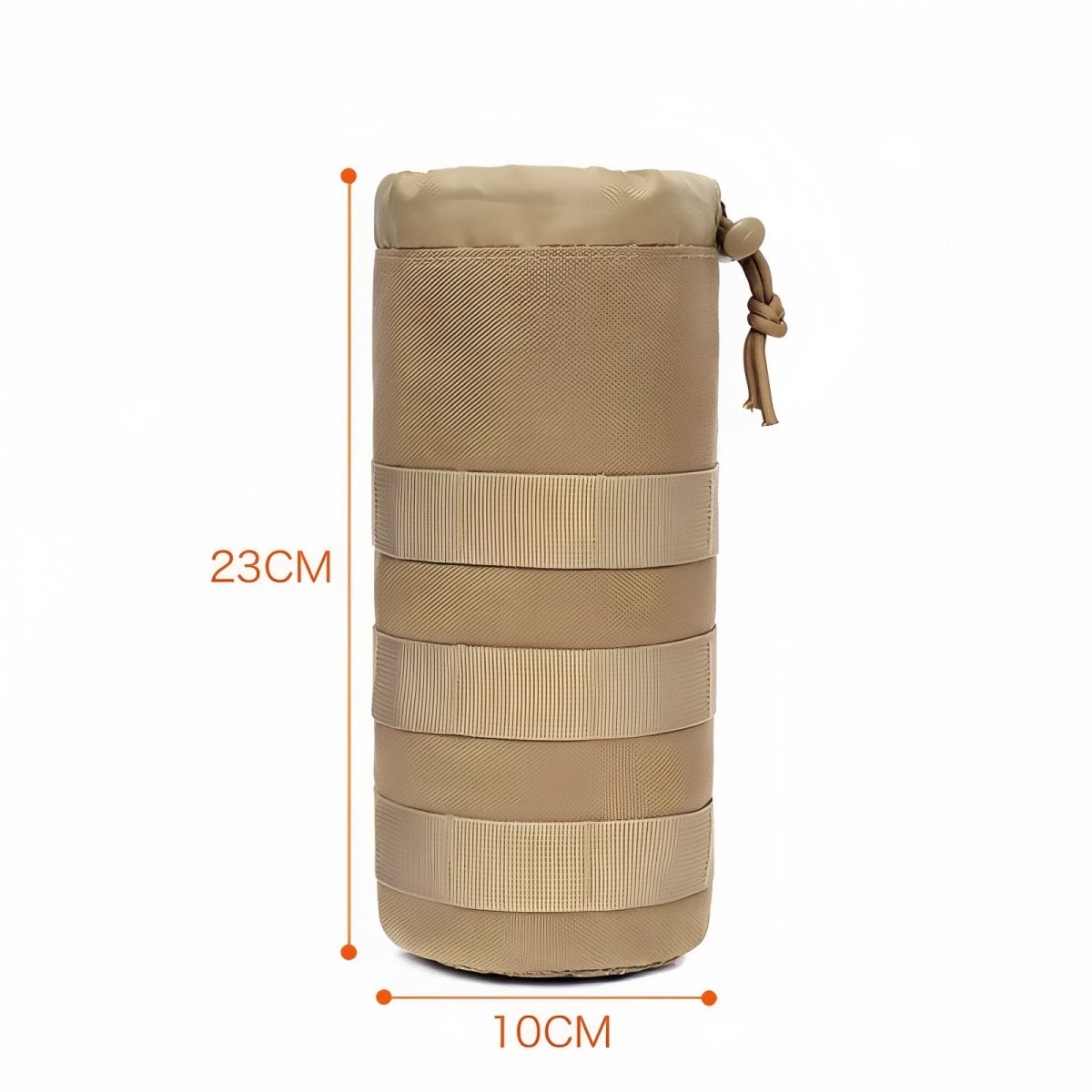 Porte-gourde robuste avec fixation sac à dos MOLLE