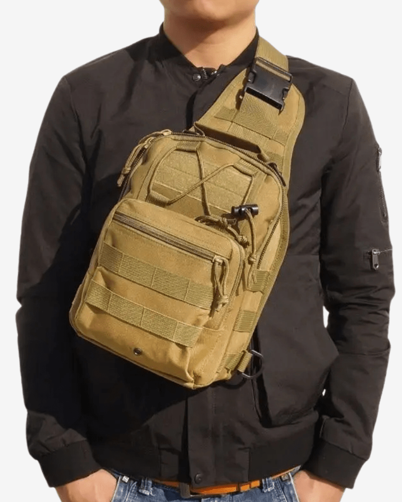 Sac à bandoulière tactique résistant et réglable