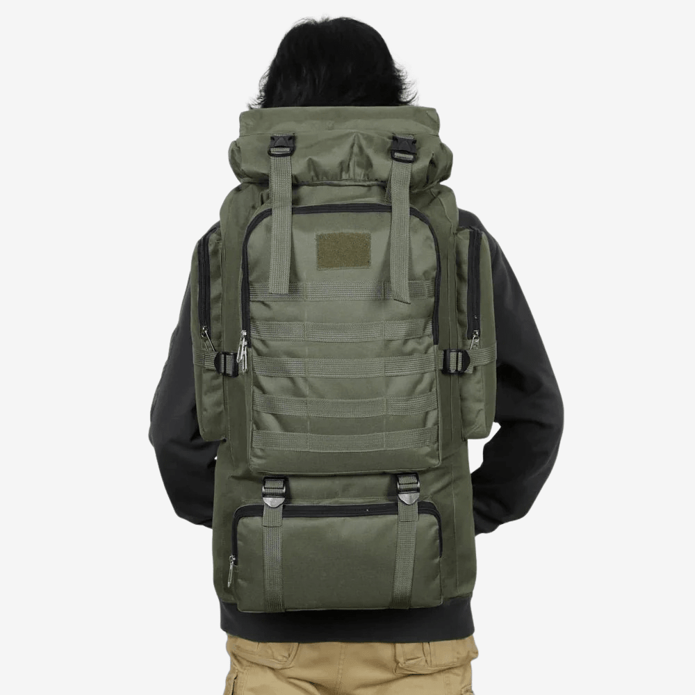 Sac à dos de randonnée robuste en toile