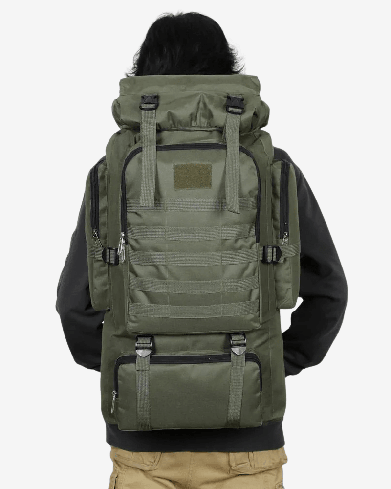 Sac à dos de randonnée robuste en toile