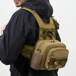 Sac de poitrine robuste pour pêche et accessoires
