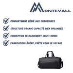 Sac de voyage léger à compartiments multiples