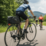 Sacoche de vélo rigide imperméable 25L pour porte-bagages